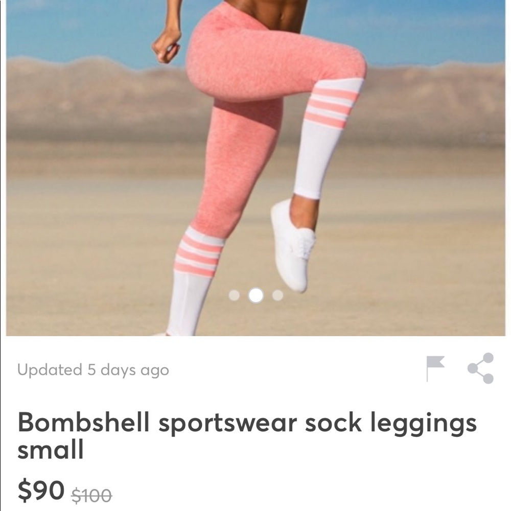 Bombshell leggings well used size small.